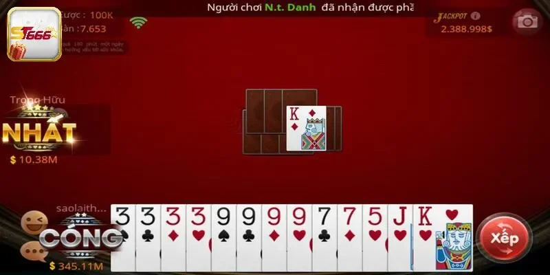 Tiến Lên Miền Nam - Game Bài ST666 Lôi Cuốn Số 1 Hiện Nay 3 Các quy tắc tính thắng tới trắng trong game