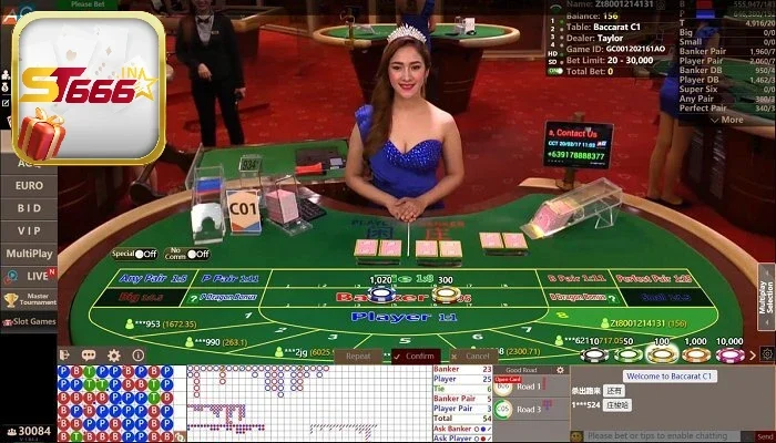 Học Nhanh Luật Chơi Baccarat Tại ST666 Trong 3 Phút 2 Luật chia bài theo thứ tự chuẩn